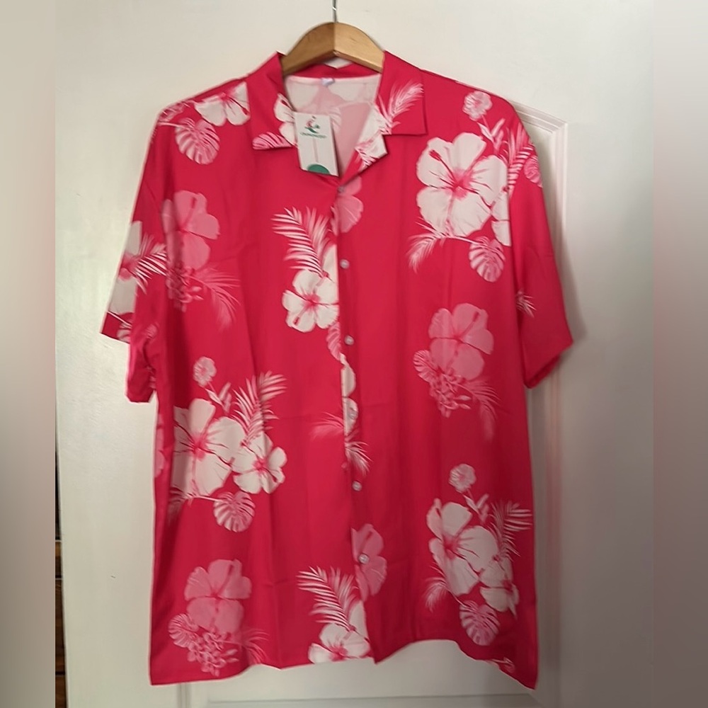 Cromoncent Men's Hawaiian Vacation Shirt